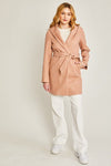 JQ Fleece Belted Hoodie Coat - KOKOTETE
