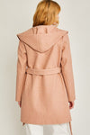 JQ Fleece Belted Hoodie Coat - KOKOTETE