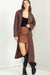 Keep Me Close Belted Women's Trench Coat - KOKOTETE