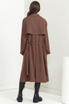 Keep Me Close Belted Women's Trench Coat - KOKOTETE