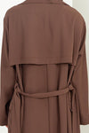 Keep Me Close Belted Women's Trench Coat - KOKOTETE