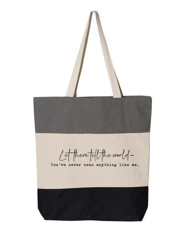 "Let Them Tell The World" Tote Bag - KOKOTETE