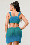 LITTLE MERMAID PERAL ADORABLE TWO PCS KNIT SET - KOKOTETE