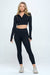 Long Sleeve Activewear Set Top and Leggings - KOKOTETE