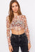 Long Sleeve Merrow Detail Crop Top - KOKOTETE