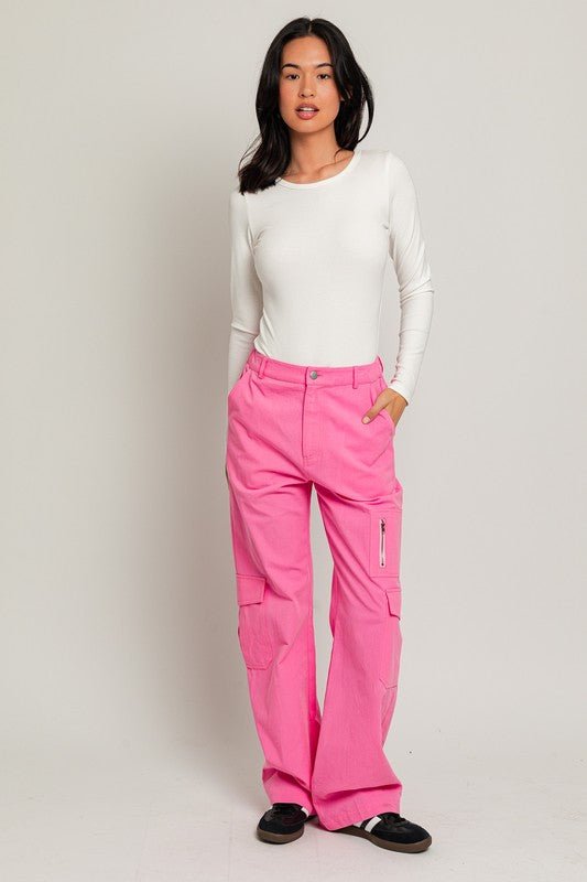 Long Sleeve Round Neck Ribbed Bodysuit - KOKOTETE