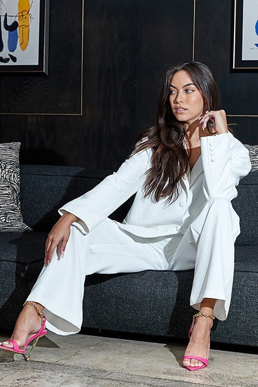 LOOSE FIT BLAZER AND PANTS SET - KOKOTETE