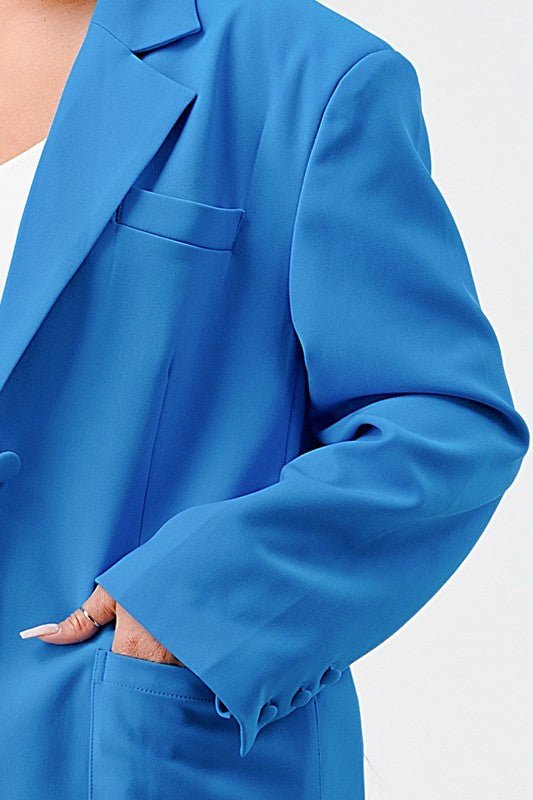 LOOSE FIT BLAZER AND PANTS SET - KOKOTETE