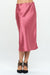 Made in USA Solid Satin Midi Skirt - KOKOTETE