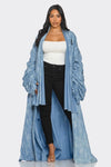 Maxi Denim Duster Coat - KOKOTETE