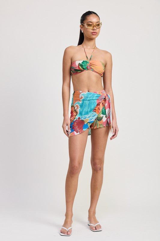 MINI WRAP SHORTS - KOKOTETE