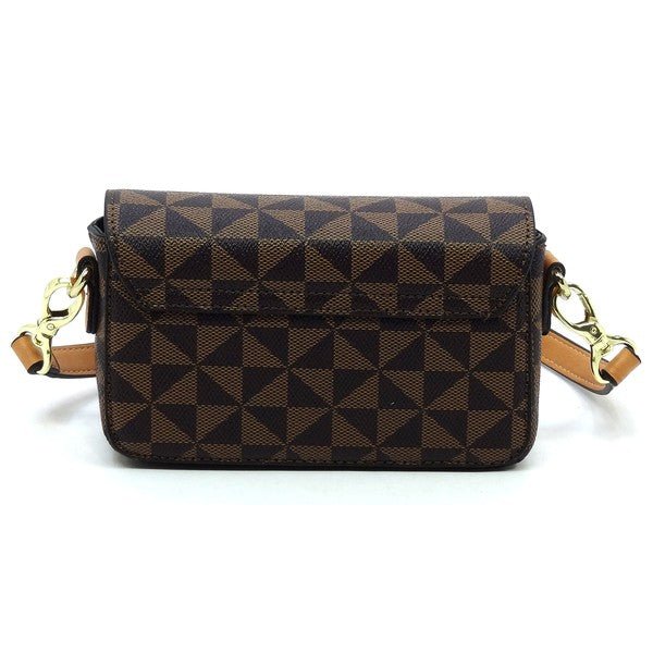 Monogram Bow Flap over Crossbody Bag - KOKOTETE