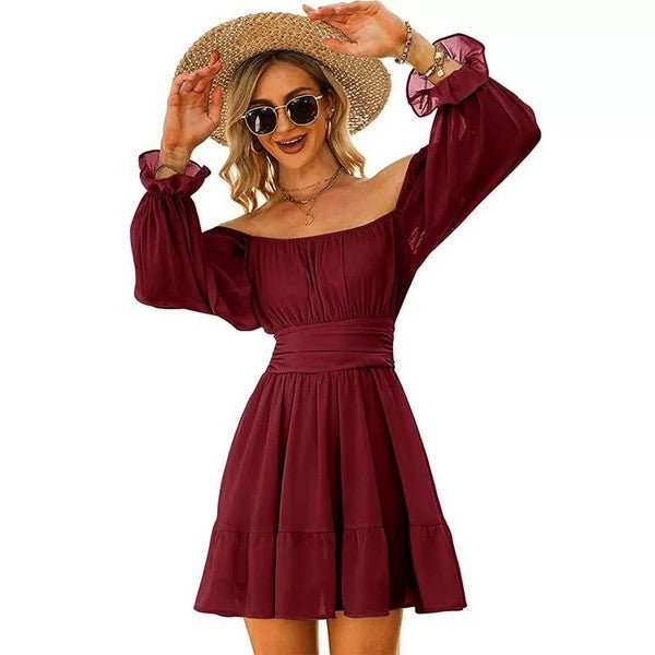 Open back dress - KOKOTETE