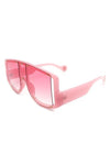 Oversize Square Fashion Shield Visor Sunglasses - KOKOTETE