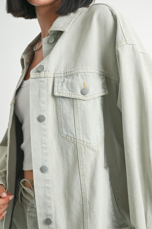 OVERSIZED DENIM JACKET - KOKOTETE