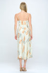 Paint Stroke Midi Slip Dress - KOKOTETE