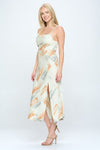 Paint Stroke Midi Slip Dress - KOKOTETE