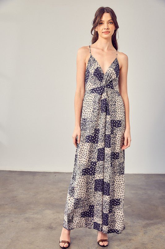 Paisley Printed Cami Jumpsuit - KOKOTETE