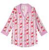 PINK STRAWBERRY STRIPED SLEEP SHIRT - KOKOTETE