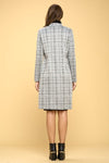 Plaid Open Coat - KOKOTETE