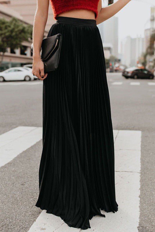 Pleated maxi skirt - KOKOTETE