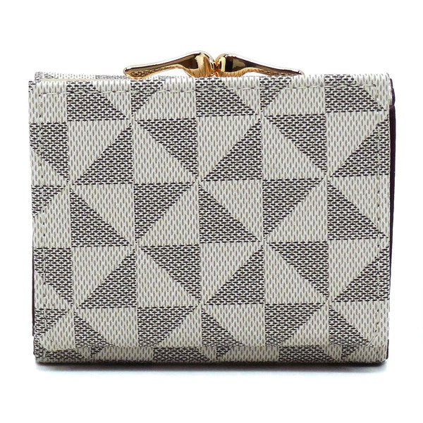 PM Monogram Kiss Lock Tri - fold Wallet - KOKOTETE