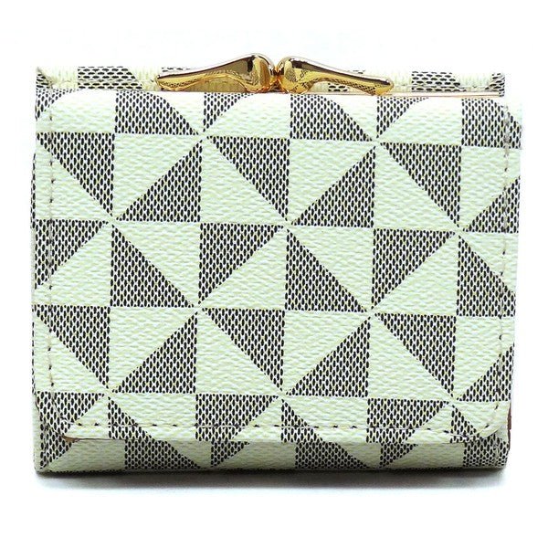 PM Monogram Kiss Lock Tri - fold Wallet - KOKOTETE