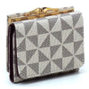 PM Monogram Kiss Lock Tri - fold Wallet - KOKOTETE