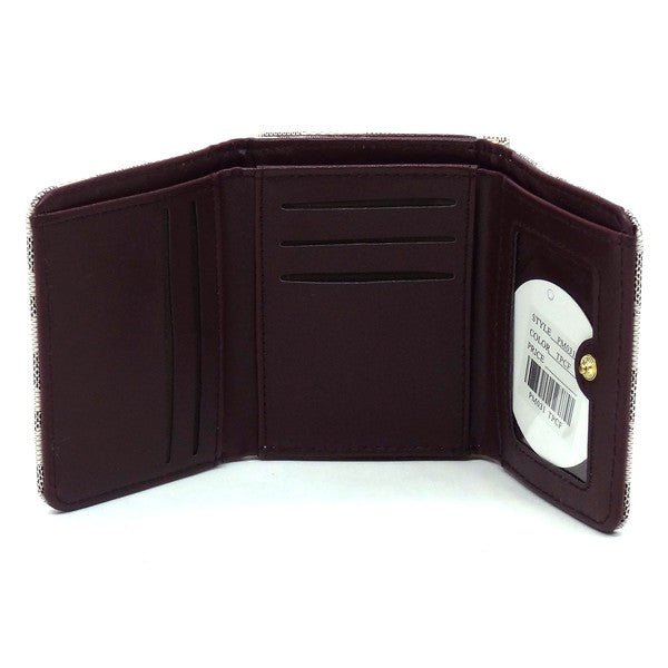 PM Monogram Kiss Lock Tri - fold Wallet - KOKOTETE