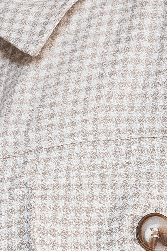 Pocket Detail Oversized Jacket - KOKOTETE