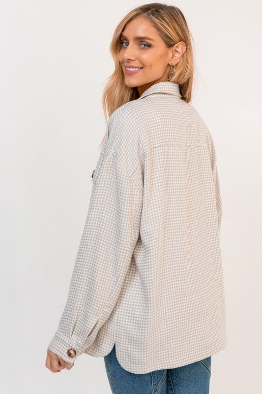 Pocket Detail Oversized Jacket - KOKOTETE