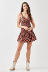 Polka Dot Printed Ruffled Skorts - KOKOTETE