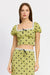 POLKA DOT TOP WITH LACE TRIM - KOKOTETE