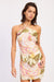 PRINTED HALTER SCARF TOP - KOKOTETE