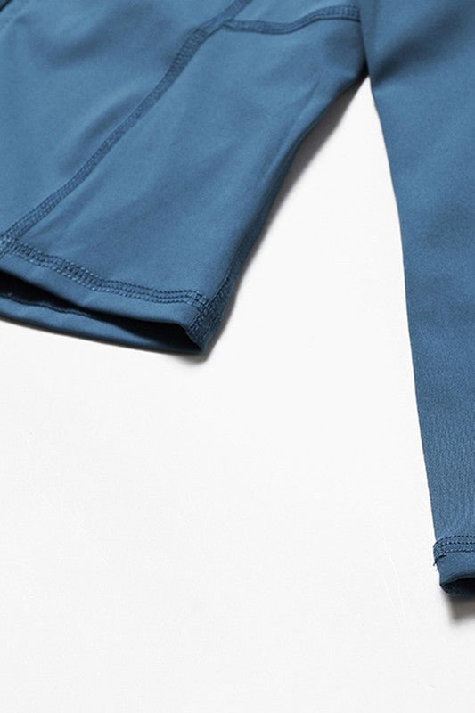 Quick - drying long sleeve yoga suit sports tops - KOKOTETE