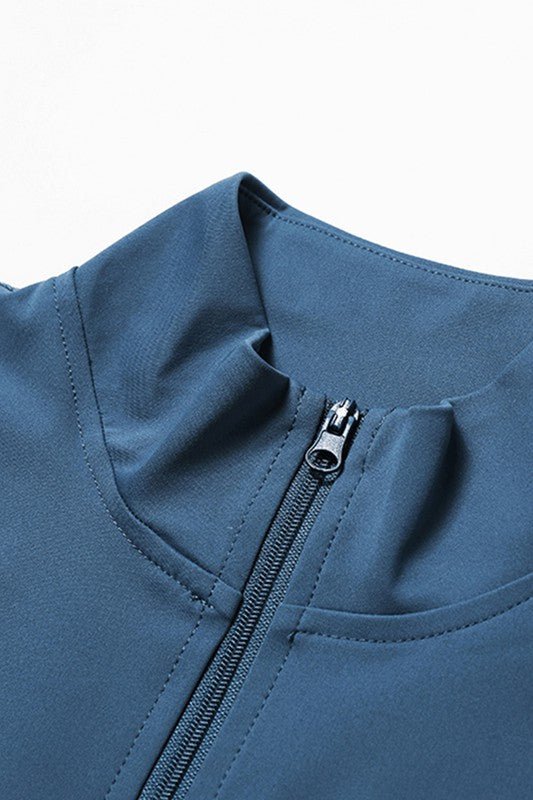 Quick - drying long sleeve yoga suit sports tops - KOKOTETE