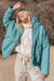 Quilted With Zipper Closure Jacket - KOKOTETE