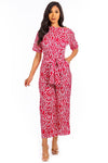 Red Summer jumpsuit - KOKOTETE