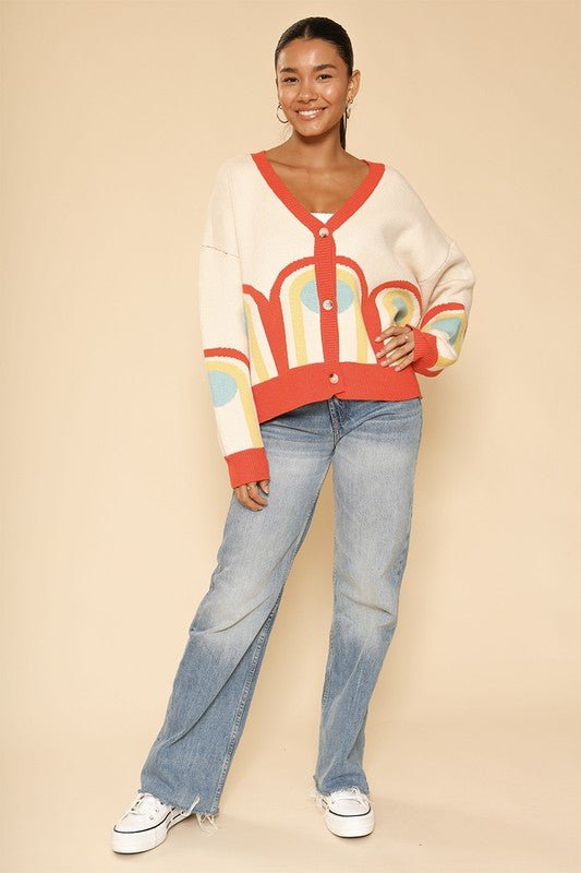 Retro Arch Cardigan - KOKOTETE