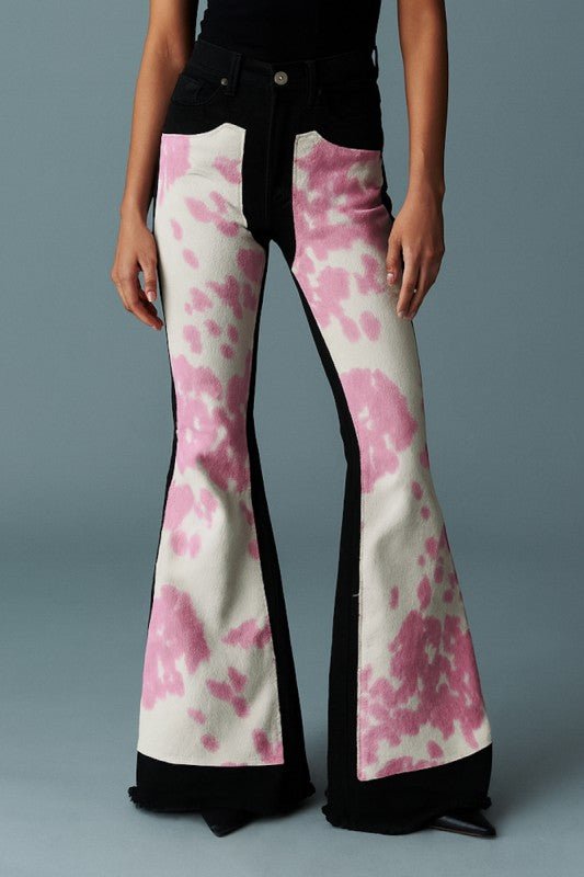 Rodeo Bell Bottom - Black Pink - KOKOTETE