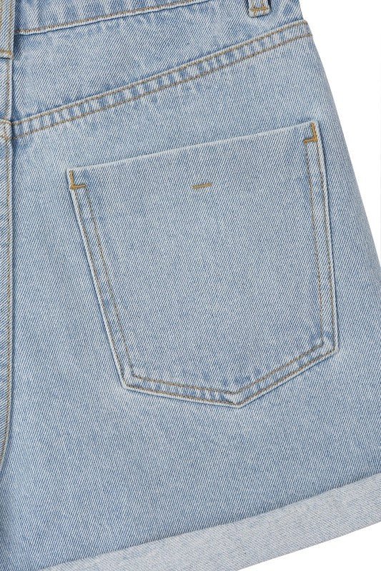 Roll up denim shorts - KOKOTETE