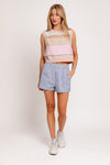 Round Neck Sweater Vest - KOKOTETE