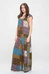 RUFFLE KNIT MAXI JUMPSUIT KRJ8050 - KOKOTETE