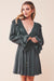 Ruffle Surplice Tied Mini Dress - KOKOTETE