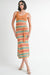 SCOOP NECK CROCHET MAXI DRESS - KOKOTETE