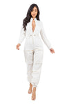SEXY CARGO STYLE JUMPSUIT - KOKOTETE