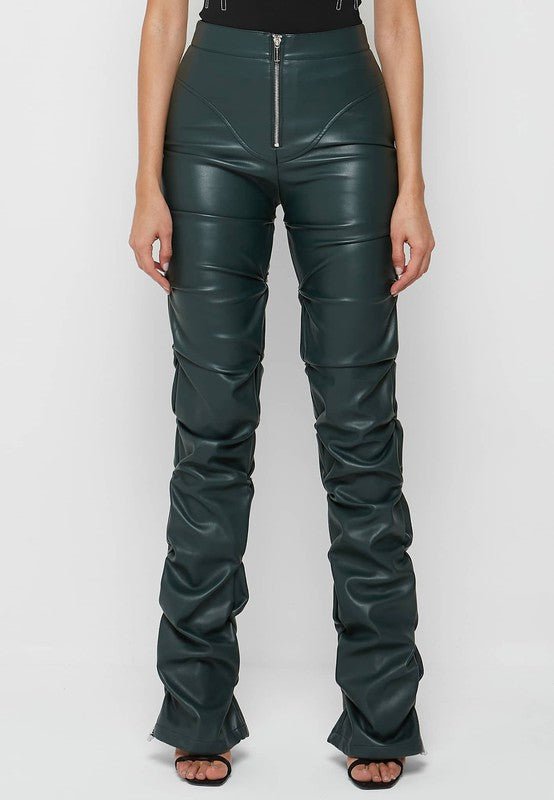 SEXY PU LEATHER PANTS - KOKOTETE