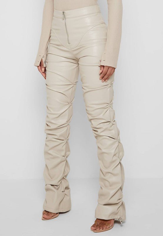 SEXY PU LEATHER PANTS - KOKOTETE