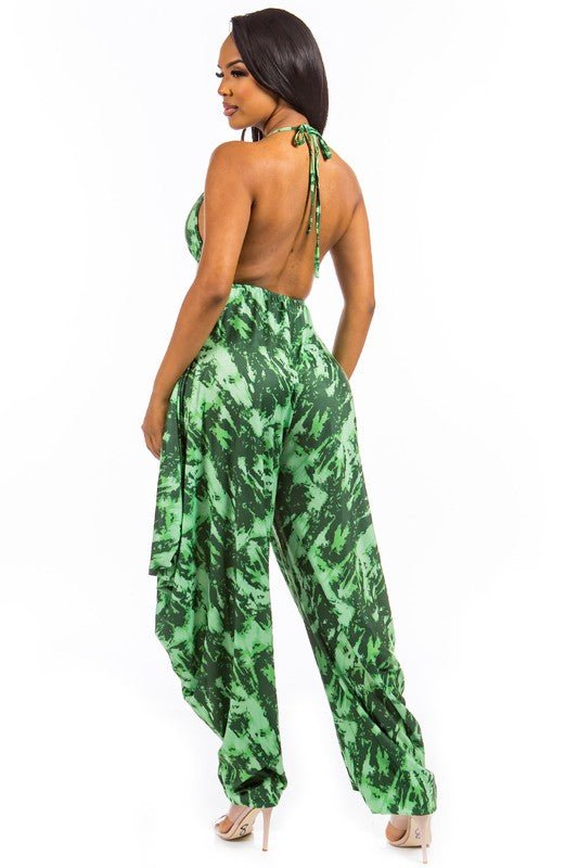 SEXY TIE DRY JUMPSUIT - KOKOTETE