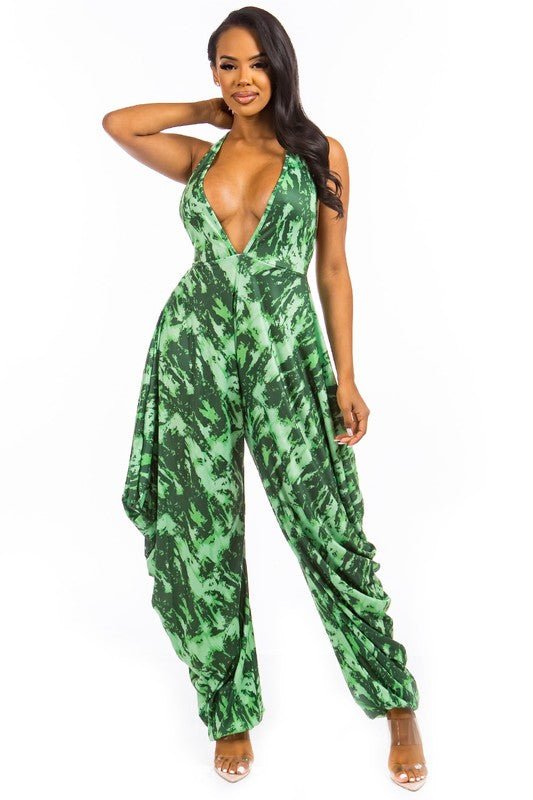 SEXY TIE DRY JUMPSUIT - KOKOTETE